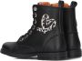 Develab 42794 Veterboots Laarzen Met Veters Meisjes Kids Zwart - Thumbnail 4