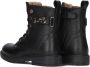 Develab 44316 Veterboots Laarzen Met Veters Meisjes Kids Zwart - Thumbnail 5