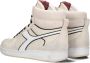 Retro Sneaker bruin Tinten Magic Basket Mid Legacy Hoge sneakers Leren Sneaker Dames Beige - Thumbnail 3