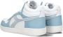 Diadora Magic Basket Demi Woman Hoge sneakers Leren Sneaker Dames Blauw - Thumbnail 4