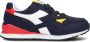 Diadora N.92 Ps Lage sneakers Jongens Blauw - Thumbnail 2