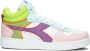 Diadora Magic Basket Demi Woman Hoge sneakers Leren Sneaker Dames Multi - Thumbnail 5