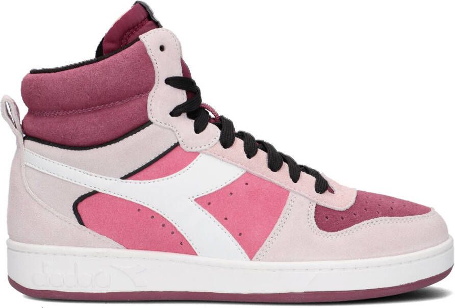 Diadora Paarse Hoge Sneaker Magic Basket Mid Woman