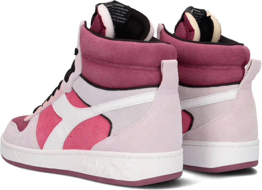 Diadora Paarse Hoge Sneaker Magic Basket Mid Woman