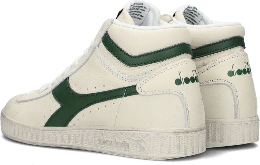 Diadora Witte Hoge Sneaker Game High Waxed Dames