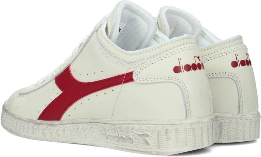 Diadora Witte Hoge Sneaker Game L Waxed Row Cut