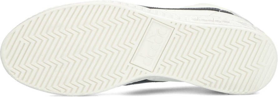 Diadora Witte Hoge Sneaker Game Waxed Row Cut