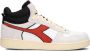 Diadora Stijlvolle Herensneakers met Groene Suède Accenten White - Thumbnail 5