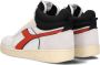 Diadora Stijlvolle Herensneakers met Groene Suède Accenten White - Thumbnail 6