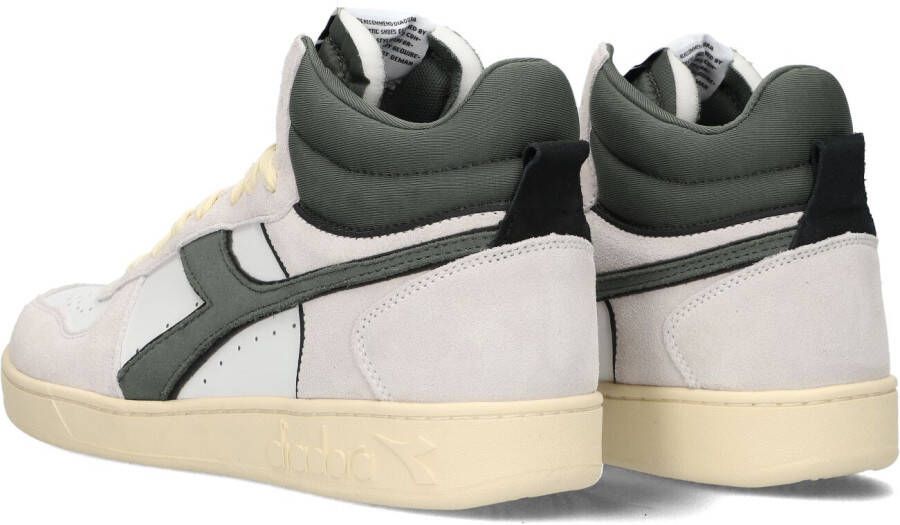 Diadora Witte Hoge Sneaker Magic Basket Demi Cut