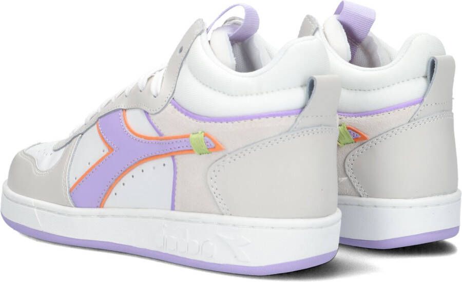 Diadora Witte Hoge Sneaker Magic Basket Demi Label Woman