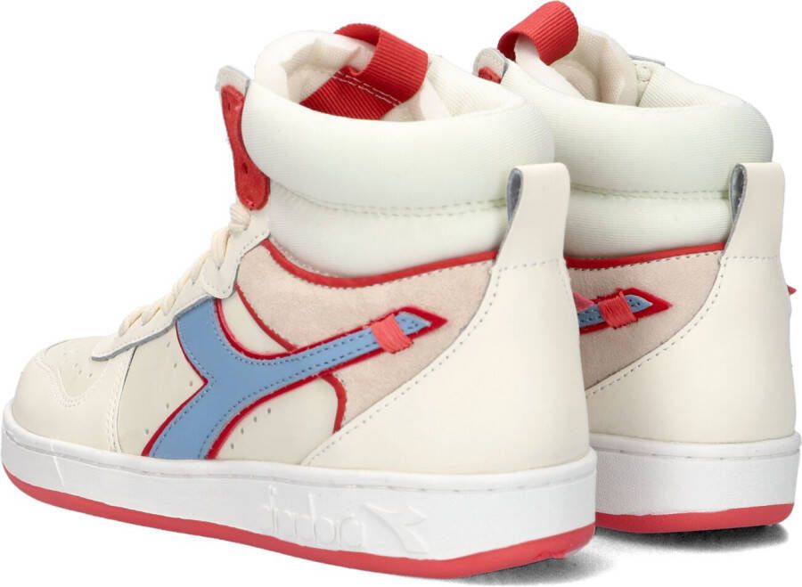 Diadora Witte Hoge Sneaker Magic Basket Mid Label Woman