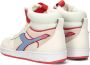 Diadora Magic Basket Mid Label Hoge sneakers Leren Sneaker Wit - Thumbnail 4