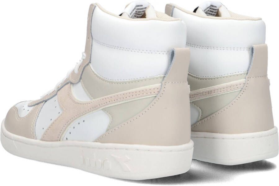 Diadora Witte Hoge Sneaker Magic Basket Mid Woman