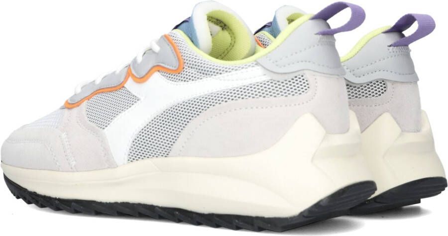 Diadora Witte Lage Sneakers Jolly Suede Mesh Woman