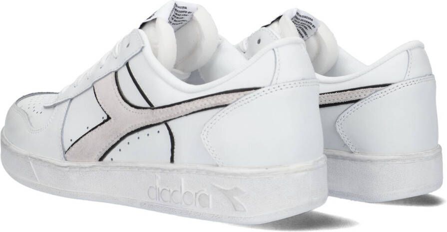 Diadora Witte Lage Sneakers Magic Basket Low Icona