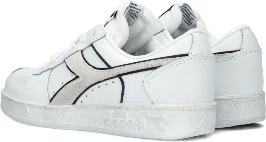 Diadora Witte Lage Sneakers Magic Basket Low Icona Woman