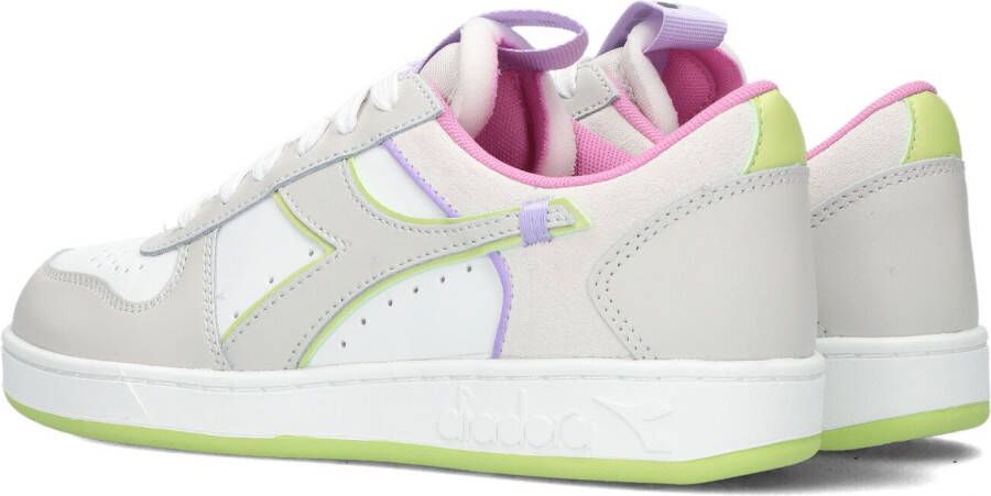 Diadora Witte Lage Sneakers Magic Basket Low Label Woman