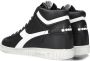 Diadora Game High Waxed Hoge sneakers Leren Sneaker Zwart - Thumbnail 4