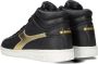 Diadora Game L High Waxed Dames Hoge sneakers Leren Sneaker Dames Zwart - Thumbnail 3