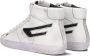 Diesel S leroji Mid Hoge sneakers Leren Sneaker Heren Wit - Thumbnail 5