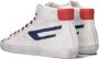 Diesel S-leroji Mid X Hoge sneakers Leren Sneaker Heren Wit - Thumbnail 4