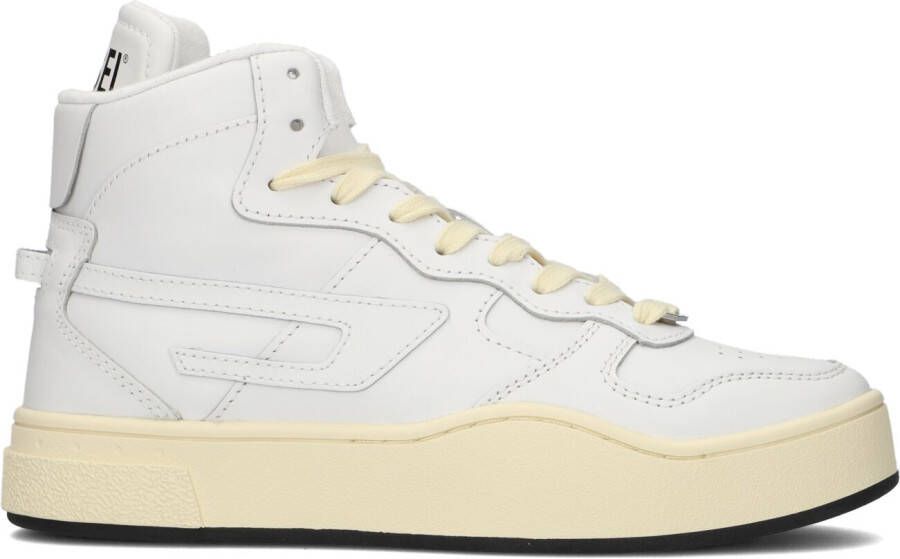 Diesel Witte Hoge Sneaker S-ukiyo Mid Dames