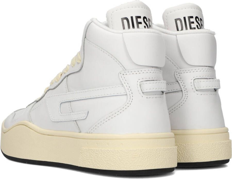 Diesel Witte Hoge Sneaker S-ukiyo Mid Dames