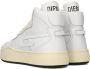 Diesel S-ukiyo Mid Heren Hoge sneakers Leren Sneaker Heren Wit - Thumbnail 5