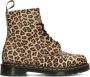 Dr. Martens Laarzen 1460 Pascal Light Tan Mini Leopard Spot Hair On - Thumbnail 3