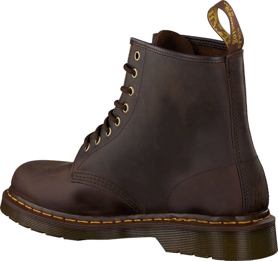 Dr. Martens Verouderde zwarte lakleren laarzen Black Dames
