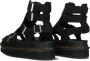 Dr. Martens Zwarte Leren Plateau Sandalen met Rits Black Dames - Thumbnail 7