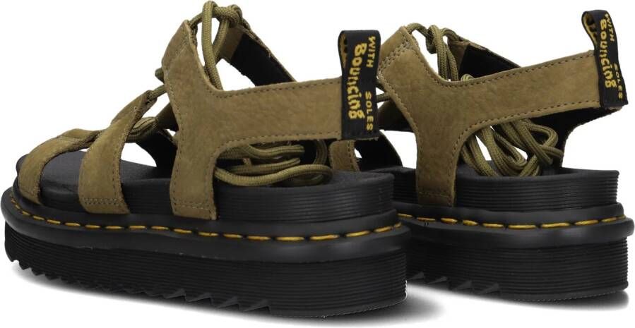 DR MARTENS Groene Sandalen Nartilla