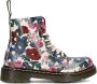 Dr. Martens 1460 T leren veterboots roze blauw Meisjes Leer Bloemen 22 - Thumbnail 4