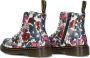 Dr. Martens 1460 T leren veterboots roze blauw Meisjes Leer Bloemen 22 - Thumbnail 5