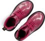 Dr. Martens 1460 T leren veterboots met glitters fuchsia zilver goud - Thumbnail 6