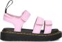 Dr. Martens Roze Leren Sandalen Zebrilus Editie Pink Heren - Thumbnail 3
