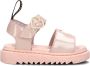 Dr. Martens Marlowe Hearts T leren sandalen Powder Pink - Thumbnail 3