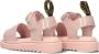 Dr. Martens Marlowe Hearts T leren sandalen Powder Pink - Thumbnail 4