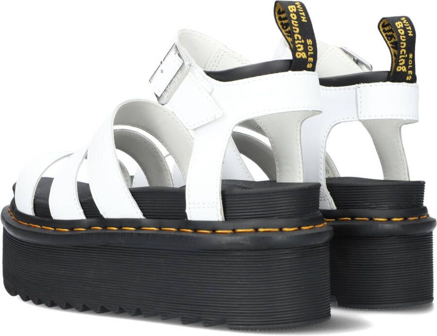 DR MARTENS Witte Sandalen Blaire Quad