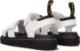 Dr. Martens VOSS II leren sandalen wit Meisjes Leer Effen 36 - Thumbnail 7
