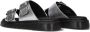 Dr. Martens Josef leren slippers Silver metallic tumble - Thumbnail 5