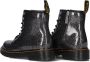 Dr. Martens 1460 J leren veterboots zwart zilver glitter - Thumbnail 5