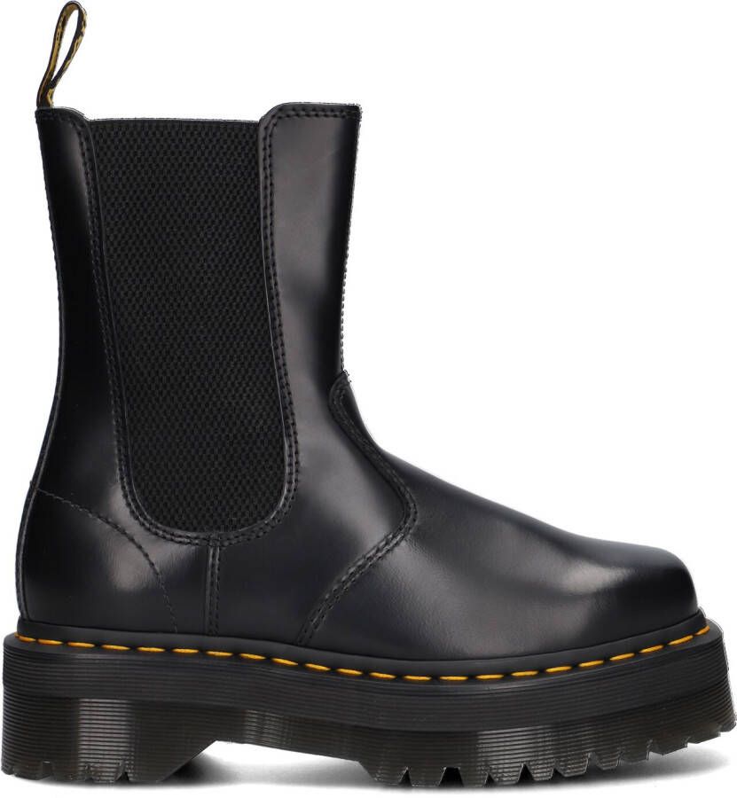 DR MARTENS Zwarte Chelsea Boots 2976 Hi Quad Squared