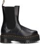 Dr. Martens Quad Squared Zwarte Lederen Boots Black Dames - Thumbnail 2