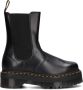 Dr. Martens Quad Squared Zwarte Leren Laarzen Black Dames - Thumbnail 2