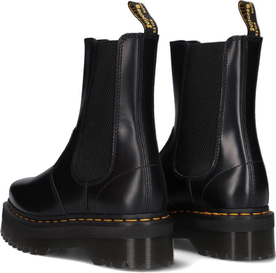 DR MARTENS Zwarte Chelsea Boots 2976 Hi Quad Squared