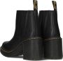 Dr. Martens Zwarte Leren Laarzen met Elastische Inzetstukken Black Dames - Thumbnail 6