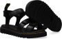 Dr. Martens Klaire J Black T Lamper leren sandalen zwart Meisjes Leer Effen 32 - Thumbnail 7