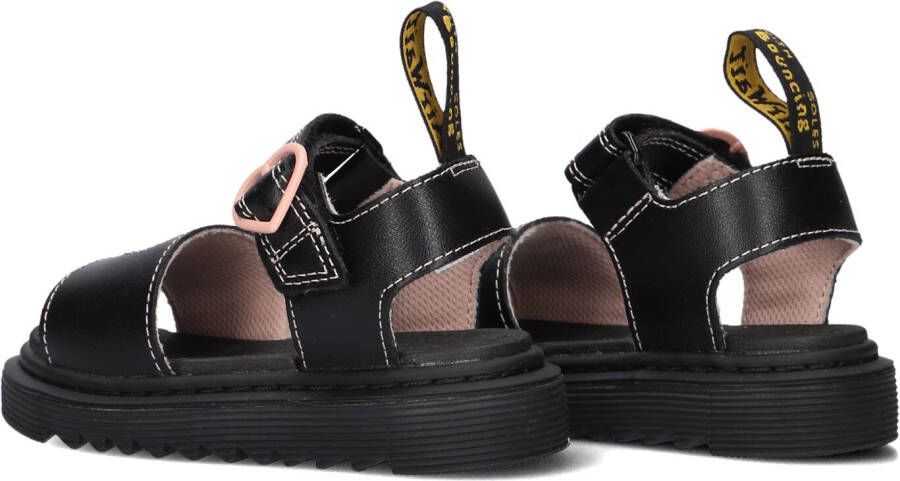 DR MARTENS Zwarte Sandalen Marlowe Hearts K